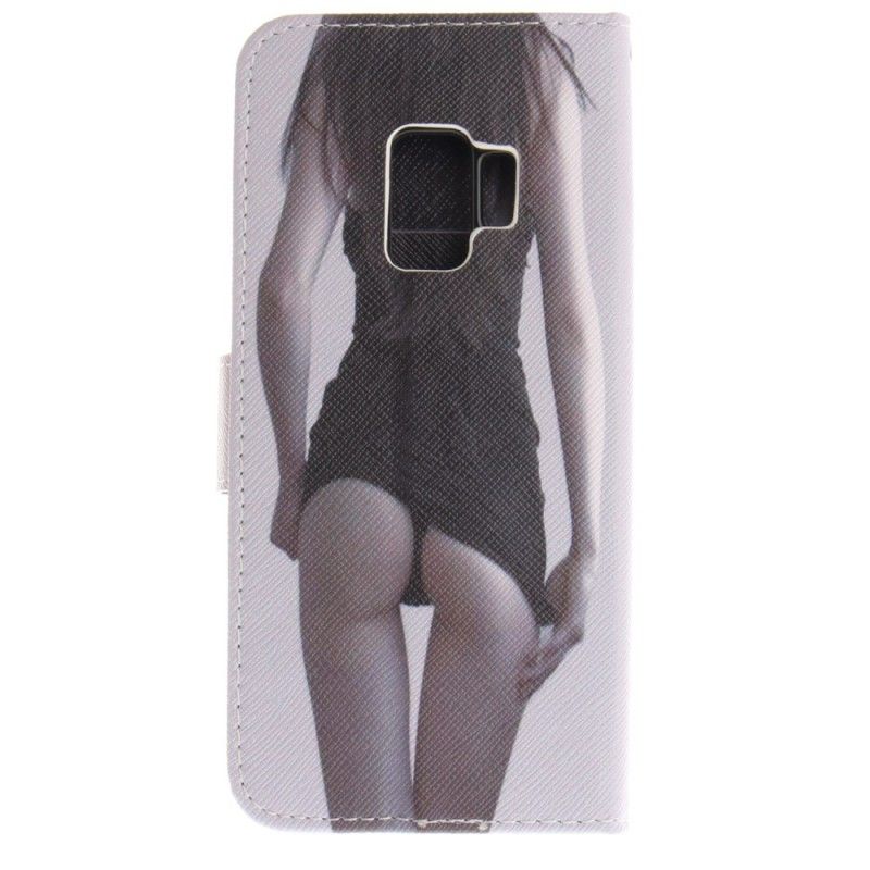 Leren Hoesje voor Samsung Galaxy S9 Dodelijk Ongeval