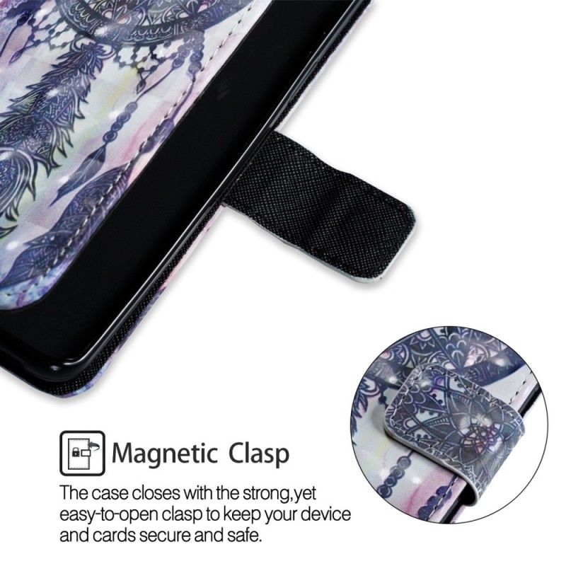 Leren Hoesje voor Samsung Galaxy S9 Kleurrijke Dromenvanger