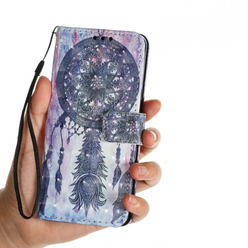 Leren Hoesje voor Samsung Galaxy S9 Kleurrijke Dromenvanger