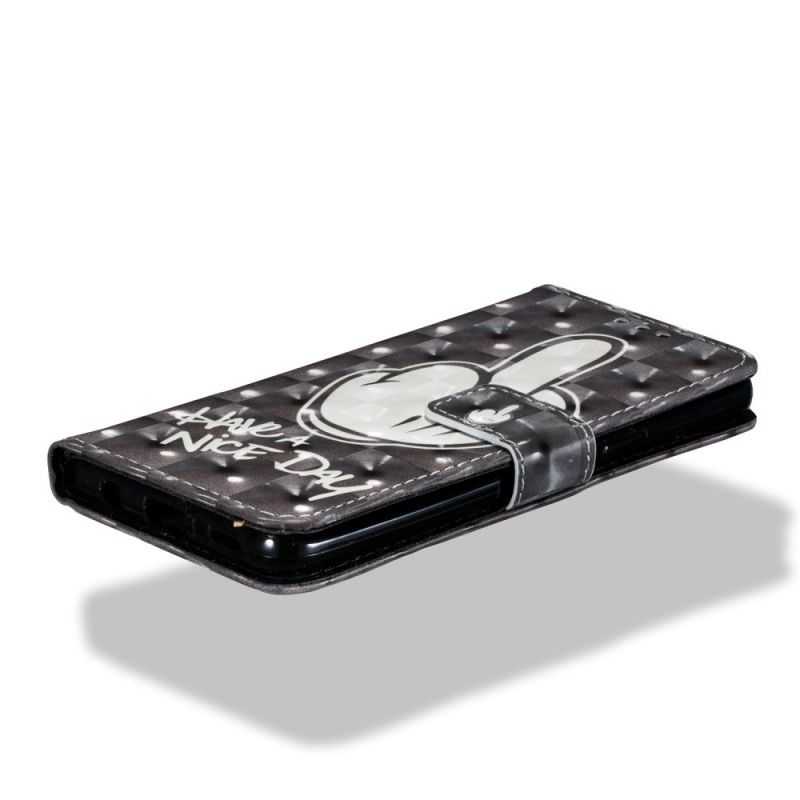 Leren Hoesje voor Samsung Galaxy S9 Mickey-Dag