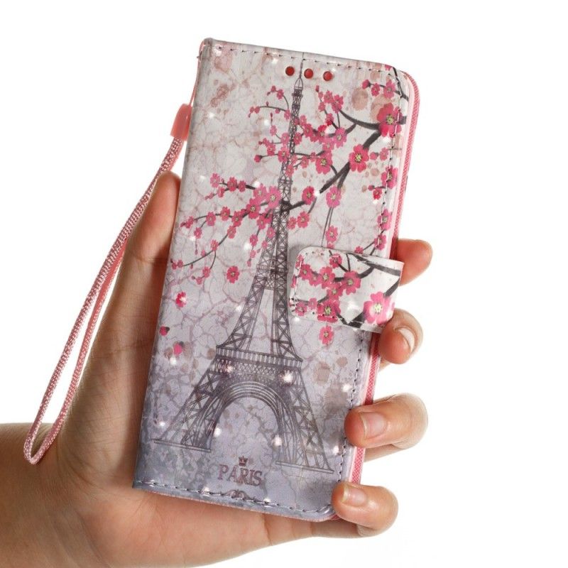 Leren Hoesje voor Samsung Galaxy S9 Parijs In Het Voorjaar