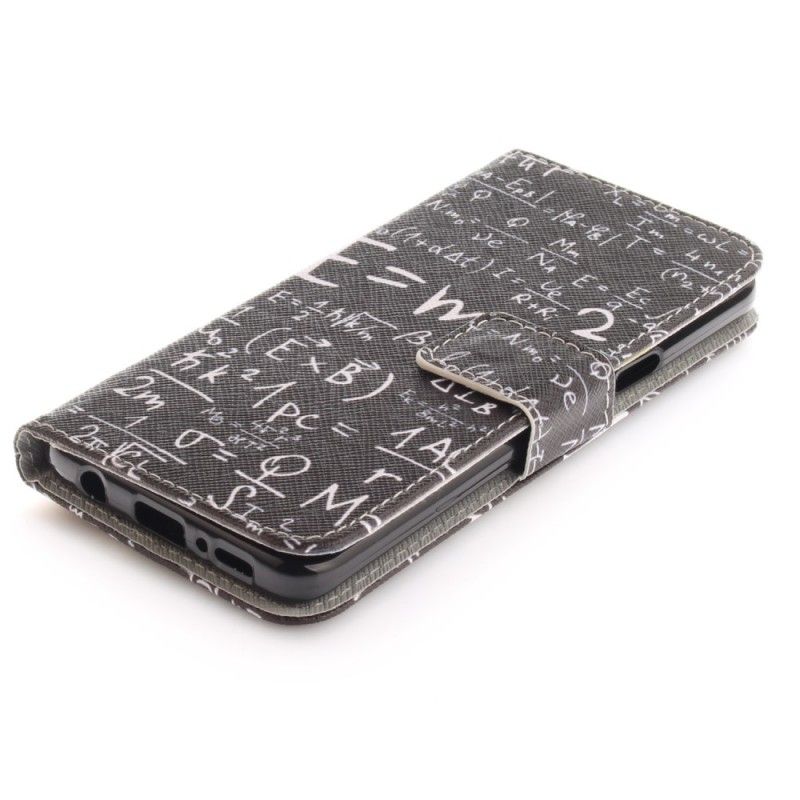 Leren Hoesje voor Samsung Galaxy S9 Wiskundige Berekeningen