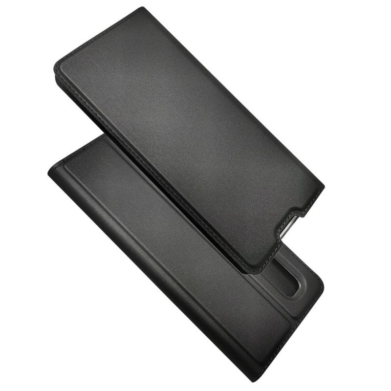 Folio-hoesje voor Oppo Find X2 Pro Goud Zwart Magnetische Dux Ducis