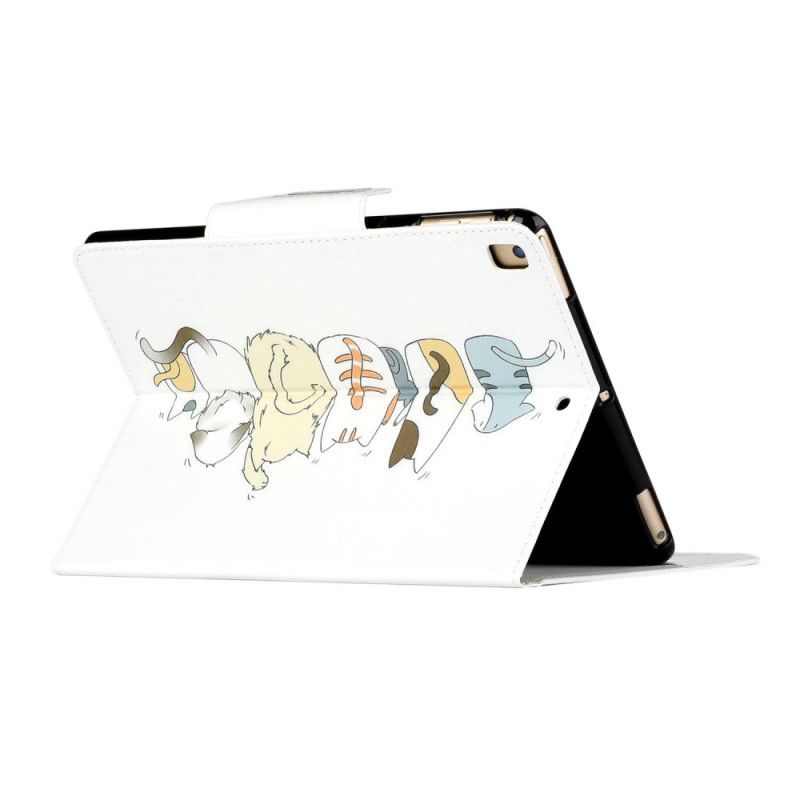 Bescherming Hoesje iPad 10.2" (2019) (2020) Telefoonhoesje Stapel Katten