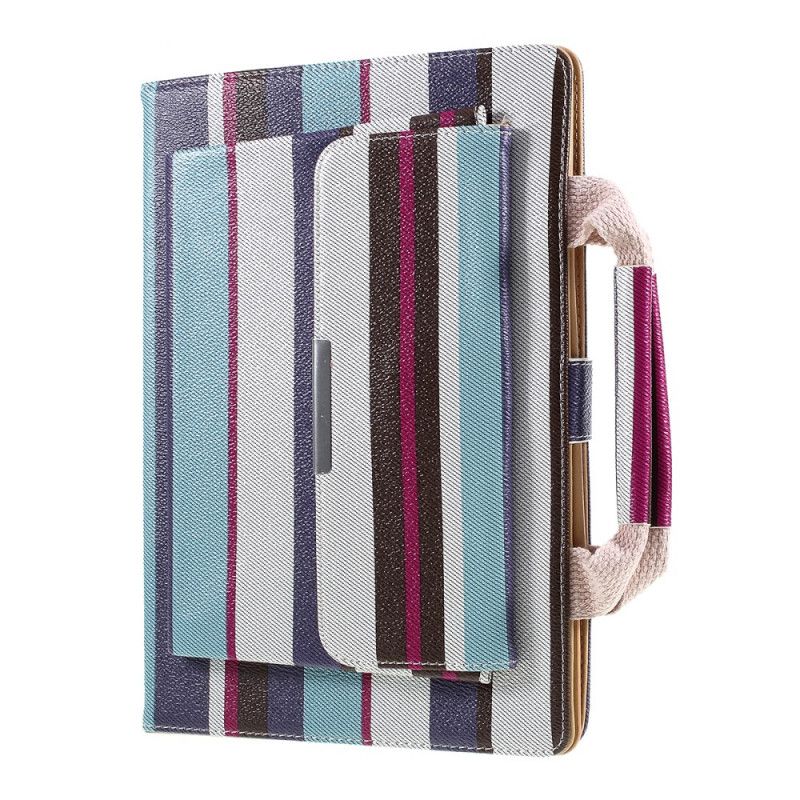 Case iPad 10.2" (2019) (2020) Paars Lichtblauw Telefoonhoesje Etui-Stijl