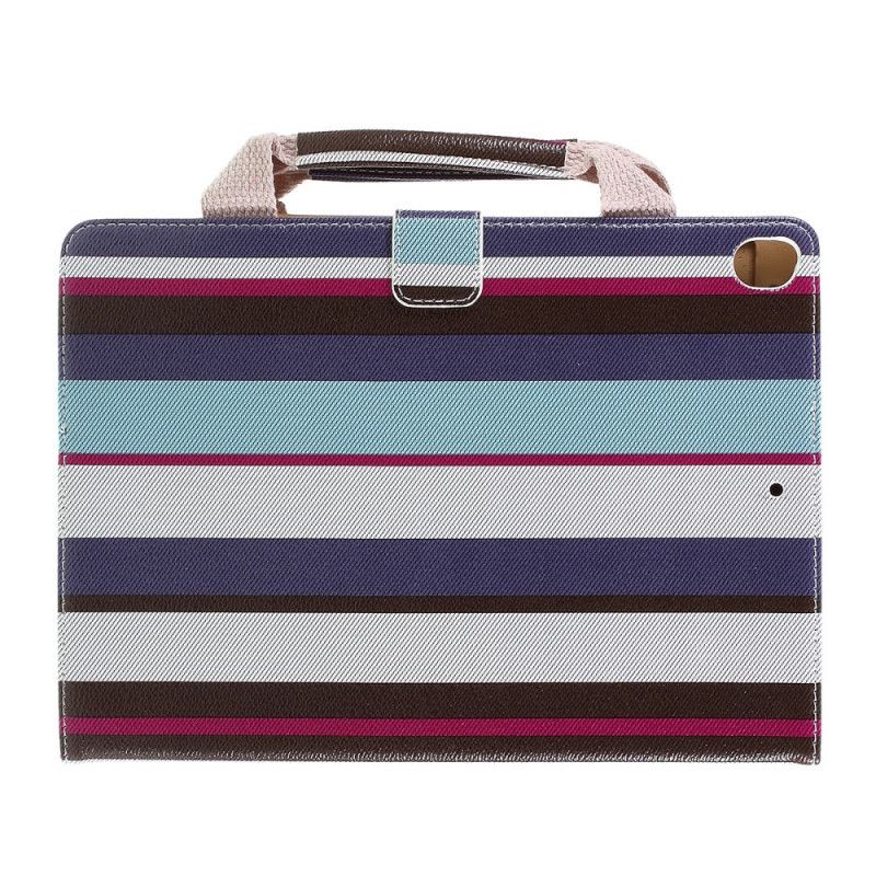 Case iPad 10.2" (2019) (2020) Paars Lichtblauw Telefoonhoesje Etui-Stijl