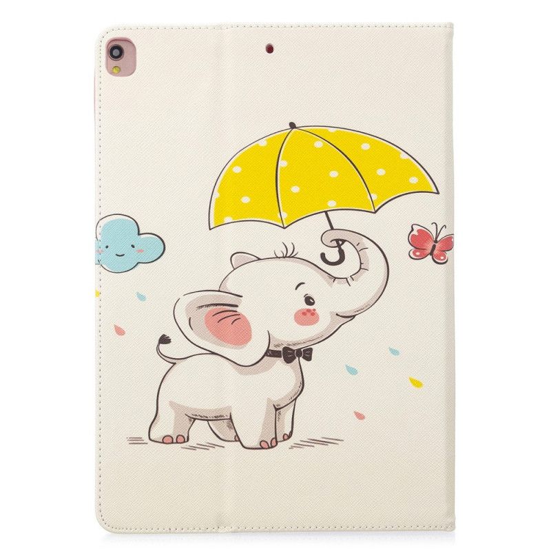 Case iPad 10.2" (2019) (2020) Telefoonhoesje Olifant In De Regen