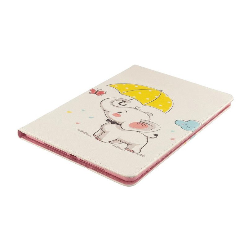 Case iPad 10.2" (2019) (2020) Telefoonhoesje Olifant In De Regen