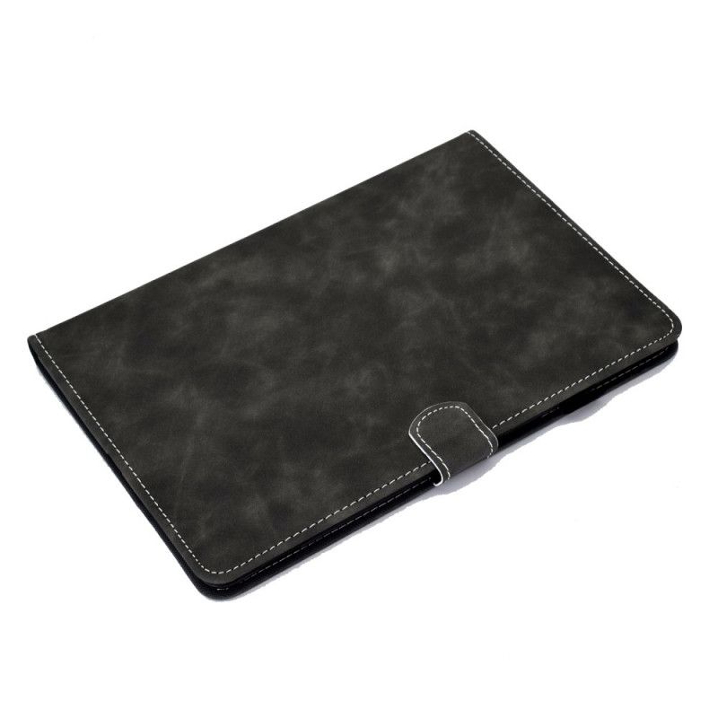 Cover Folio-hoesje iPad 10.2" (2019) (2020) Rood Zwart Telefoonhoesje Vintage Kunstleer