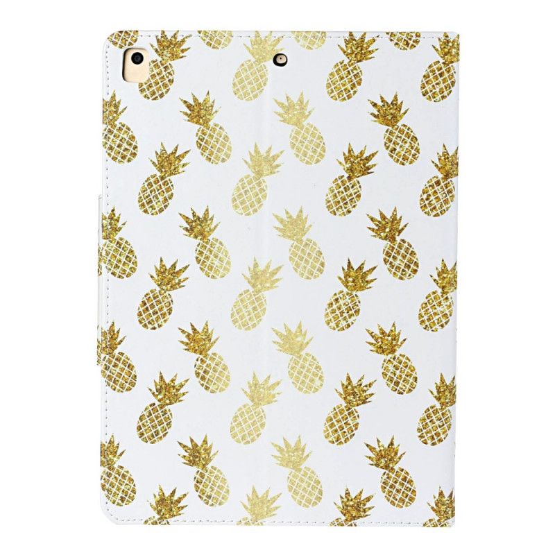 Cover Folio-hoesje iPad 10.2" (2019) (2020) Telefoonhoesje Ananas