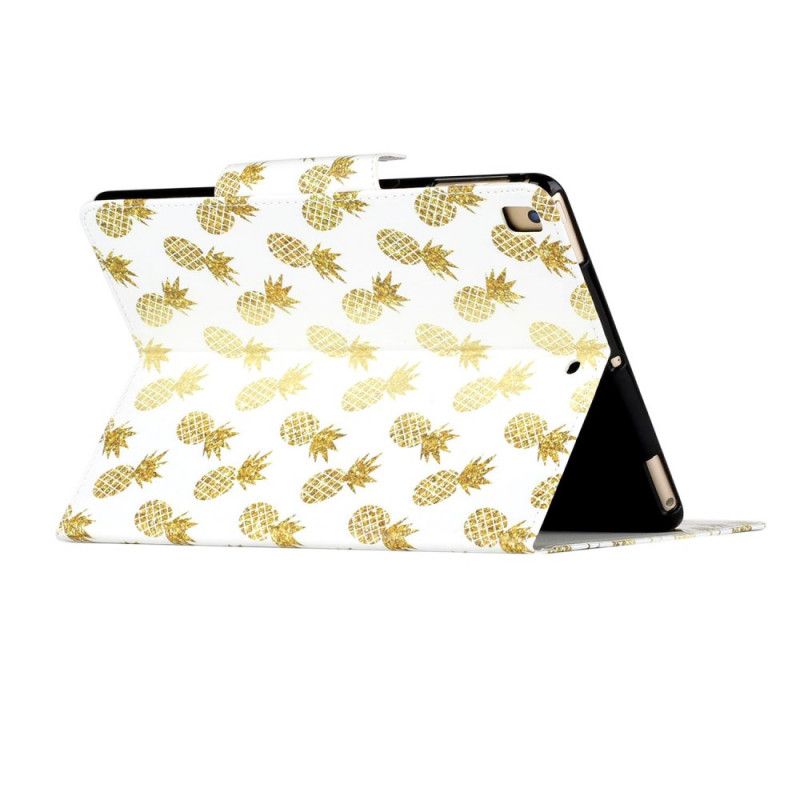 Cover Folio-hoesje iPad 10.2" (2019) (2020) Telefoonhoesje Ananas