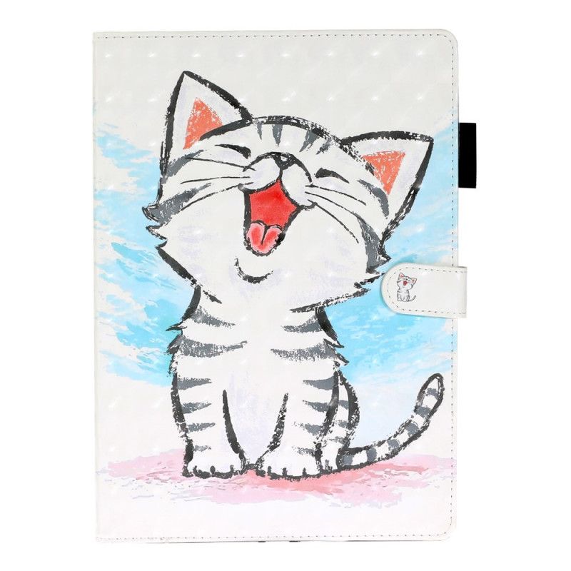 Cover Folio-hoesje iPad 10.2" (2019) (2020) Telefoonhoesje Leuke Kat