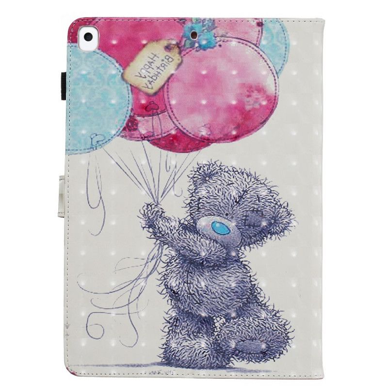 Cover Folio-hoesje iPad 10.2" (2019) (2020) Telefoonhoesje Teddybeer