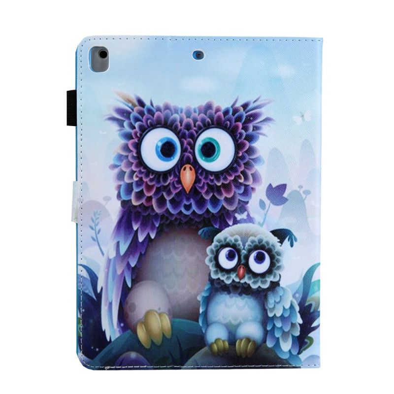 Cover Folio-hoesje iPad 10.2" (2019) (2020) Telefoonhoesje Verbijsterde Uilen