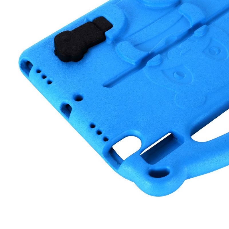 Cover Hoesje iPad 10.2" (2019) (2020) Rood Zwart Telefoonhoesje Kinderpanda