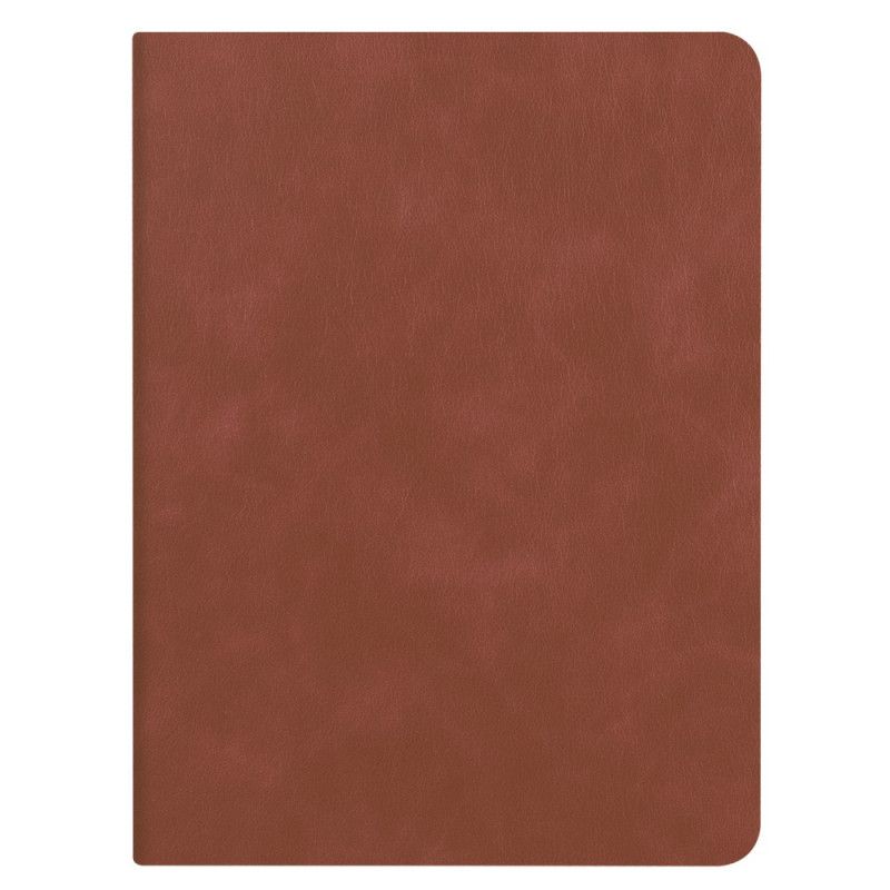 Cover iPad 10.2" (2019) (2020) Grijs Zwart Hoogwaardig Leereffect