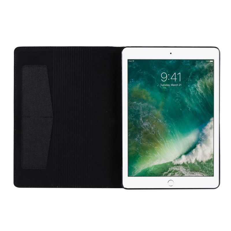Cover iPad 10.2" (2019) (2020) Grijs Zwart Stof