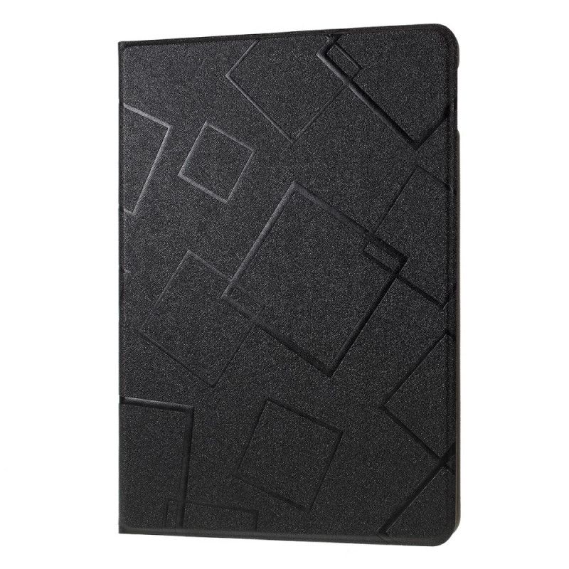 Cover iPad 10.2" (2019) (2020) Magenta Zwart Vierkanten