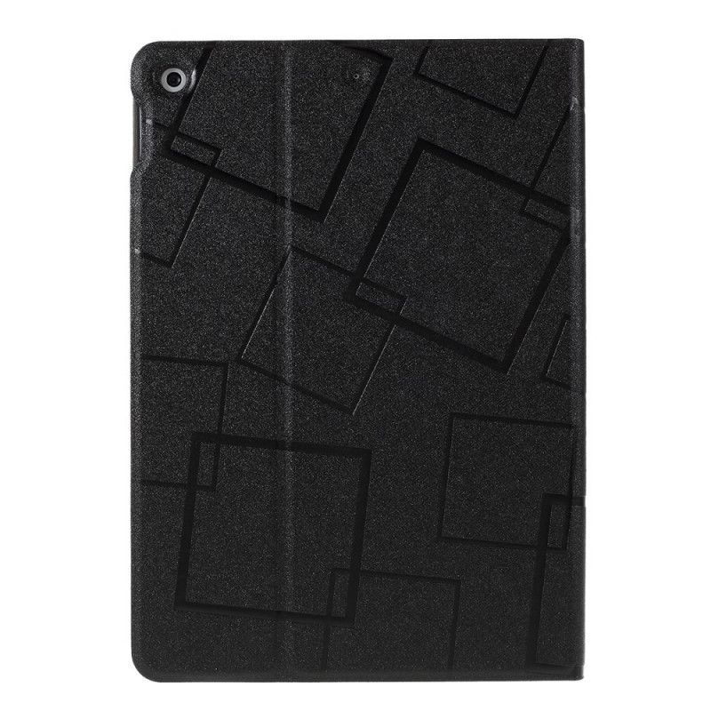 Cover iPad 10.2" (2019) (2020) Magenta Zwart Vierkanten