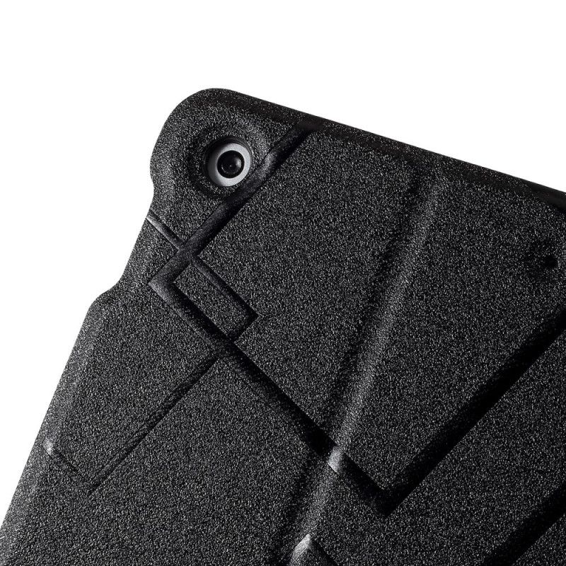 Cover iPad 10.2" (2019) (2020) Magenta Zwart Vierkanten