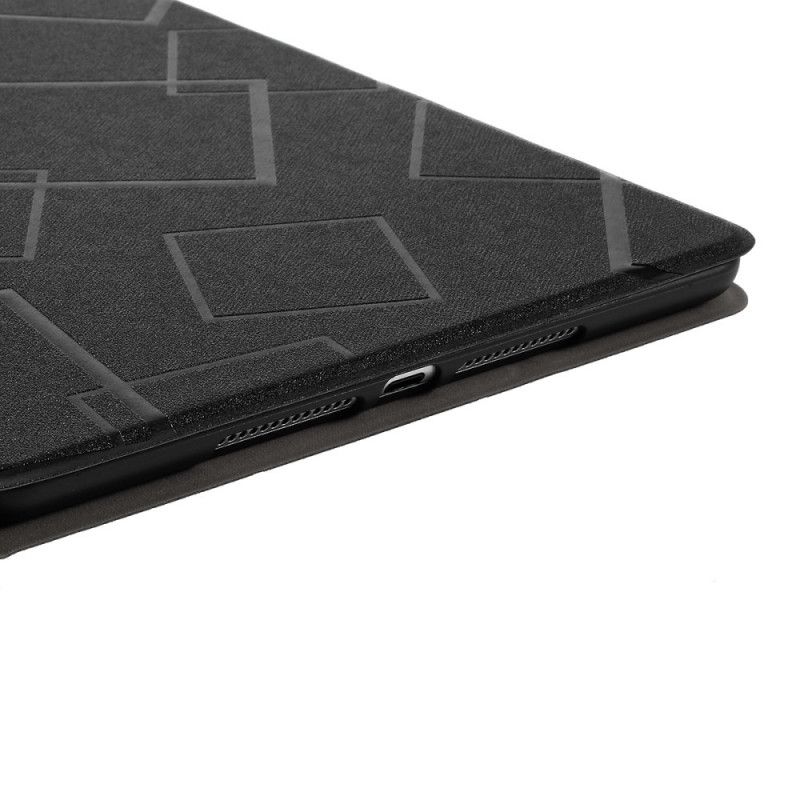 Cover iPad 10.2" (2019) (2020) Magenta Zwart Vierkanten