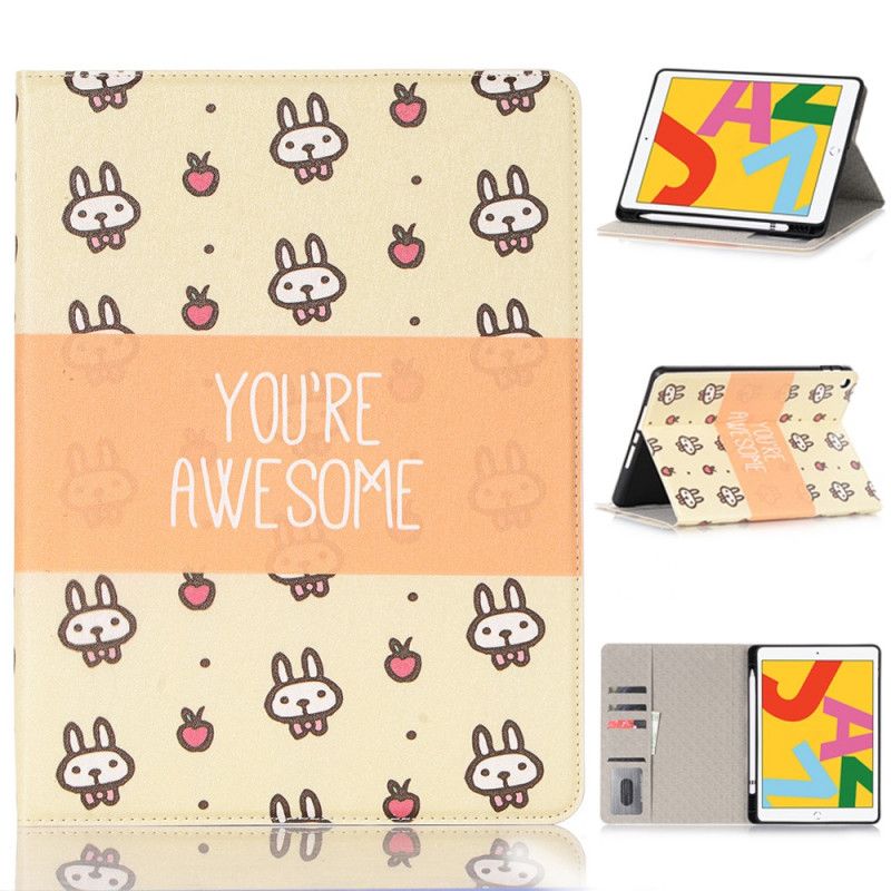 Cover iPad 10.2" (2019) (2020) Telefoonhoesje Je Bent Geweldig