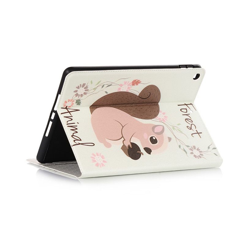 Cover iPad 10.2" (2019) (2020) Wit Eekhoorns