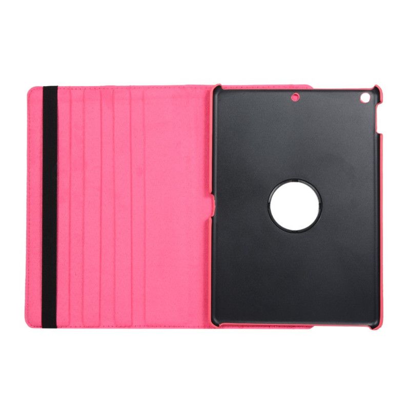 Cover iPad 10.2" (2019) (2020) Wit Zwart Draaibare Krokodillenhuidstijl
