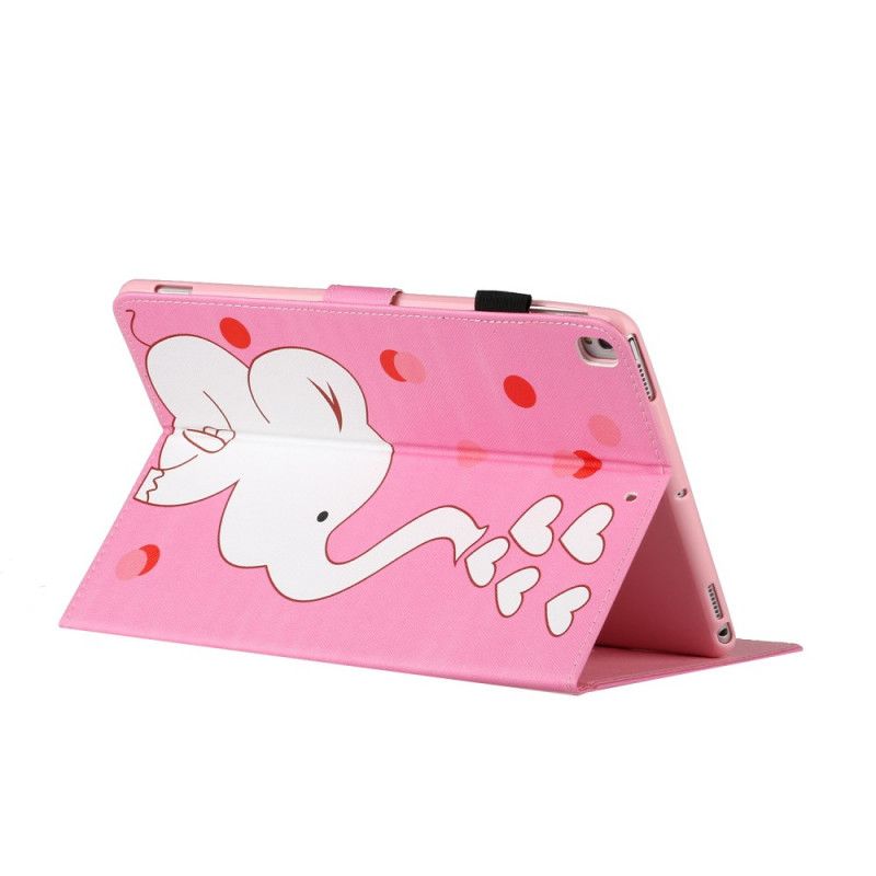 Flip Case Leren iPad 10.2" (2019) (2020) Olifantenharten