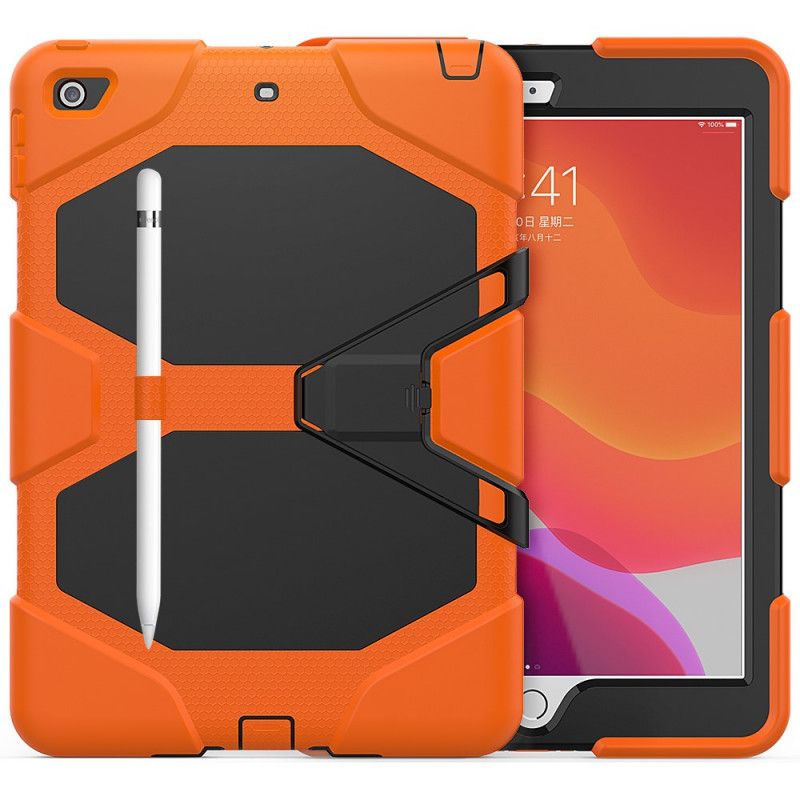 Hoesje iPad 10.2" (2019) (2020) Rood Zwart Super Resistent Afneembaar