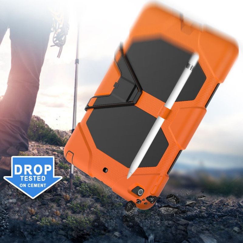 Hoesje iPad 10.2" (2019) (2020) Rood Zwart Super Resistent Afneembaar