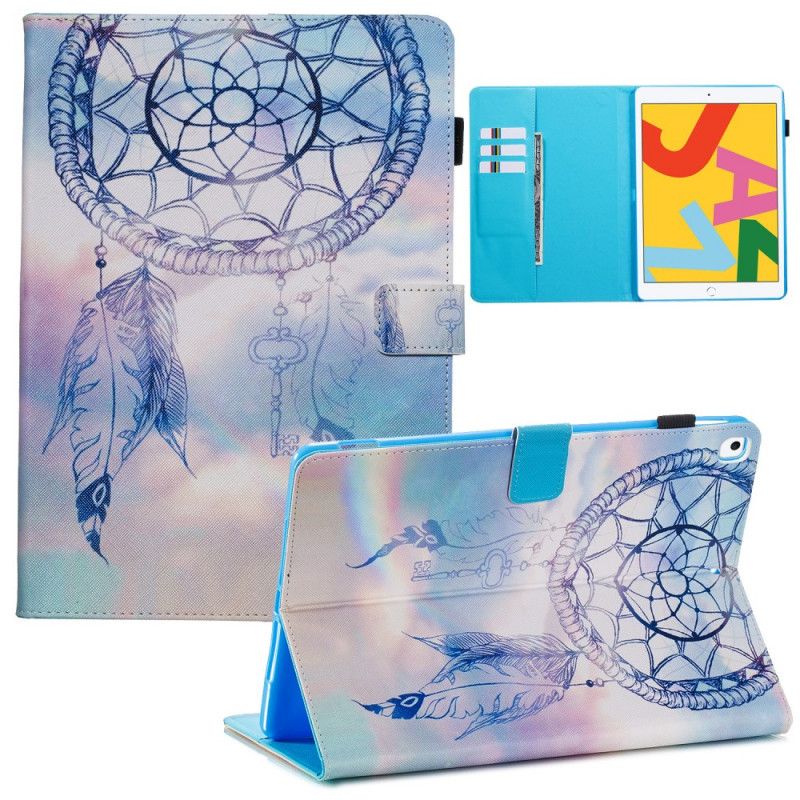 Leren Hoesje iPad 10.2" (2019) (2020) Aquarel Dromenvanger