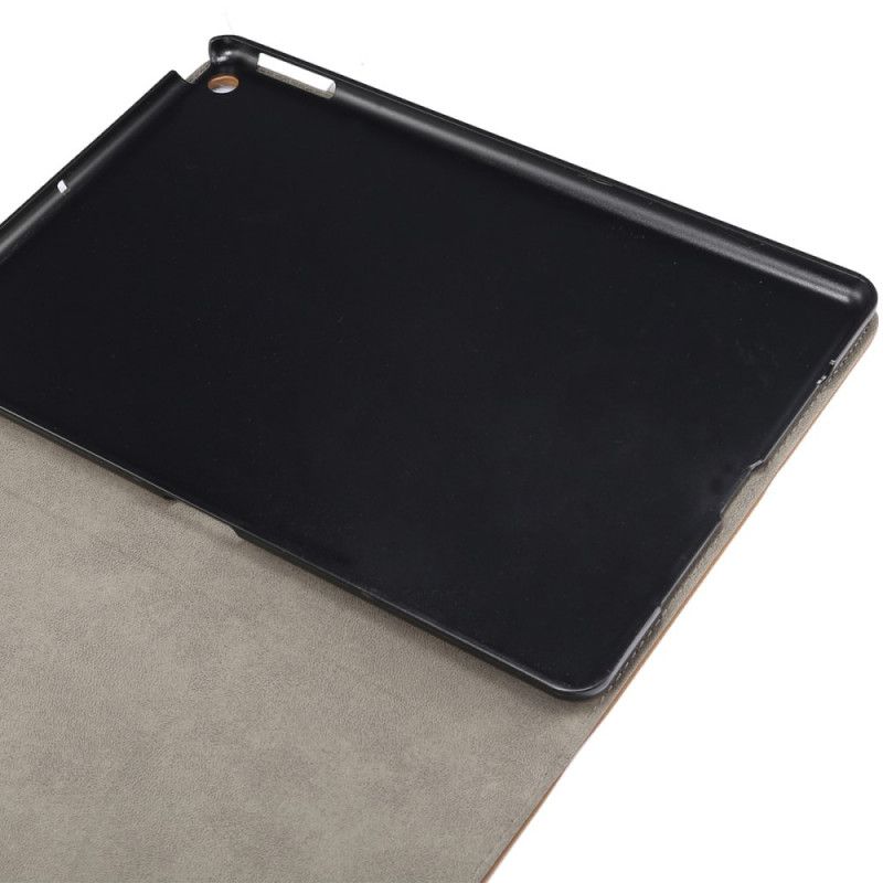 Leren Hoesje iPad 10.2" (2019) (2020) Donkerbruin Zwart Telefoonhoesje Imitatieleer Enkay