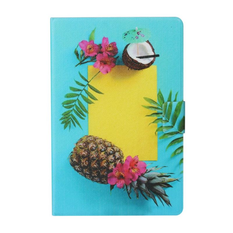 Leren Hoesje iPad 10.2" (2019) (2020) Exotisch Fruit