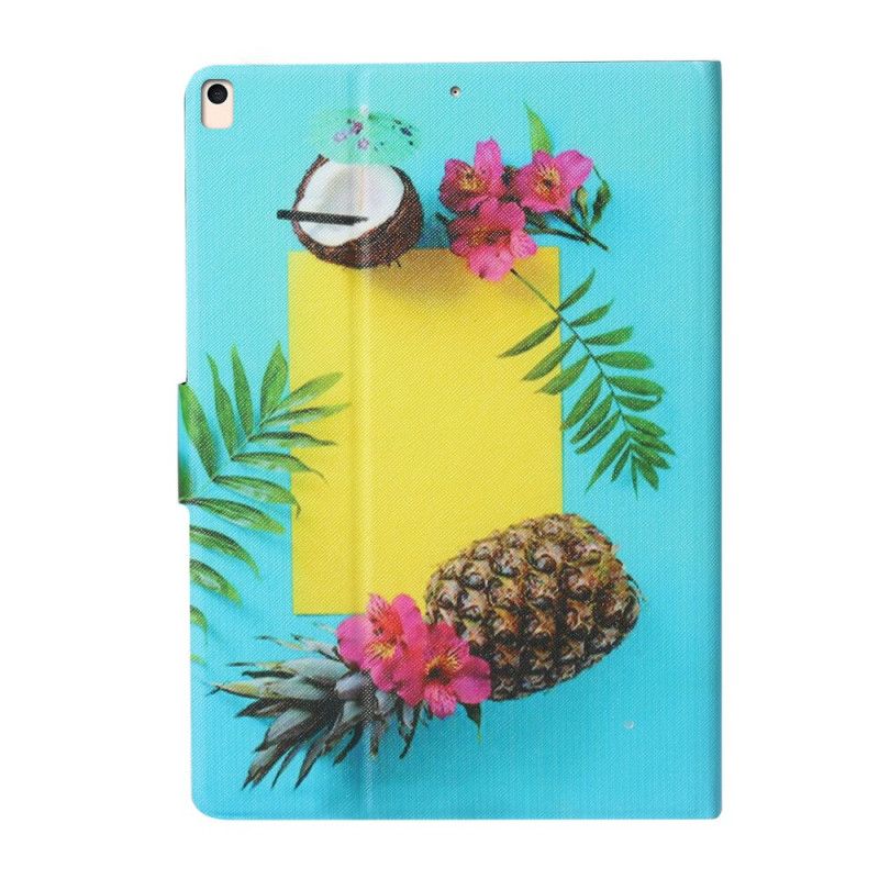 Leren Hoesje iPad 10.2" (2019) (2020) Exotisch Fruit