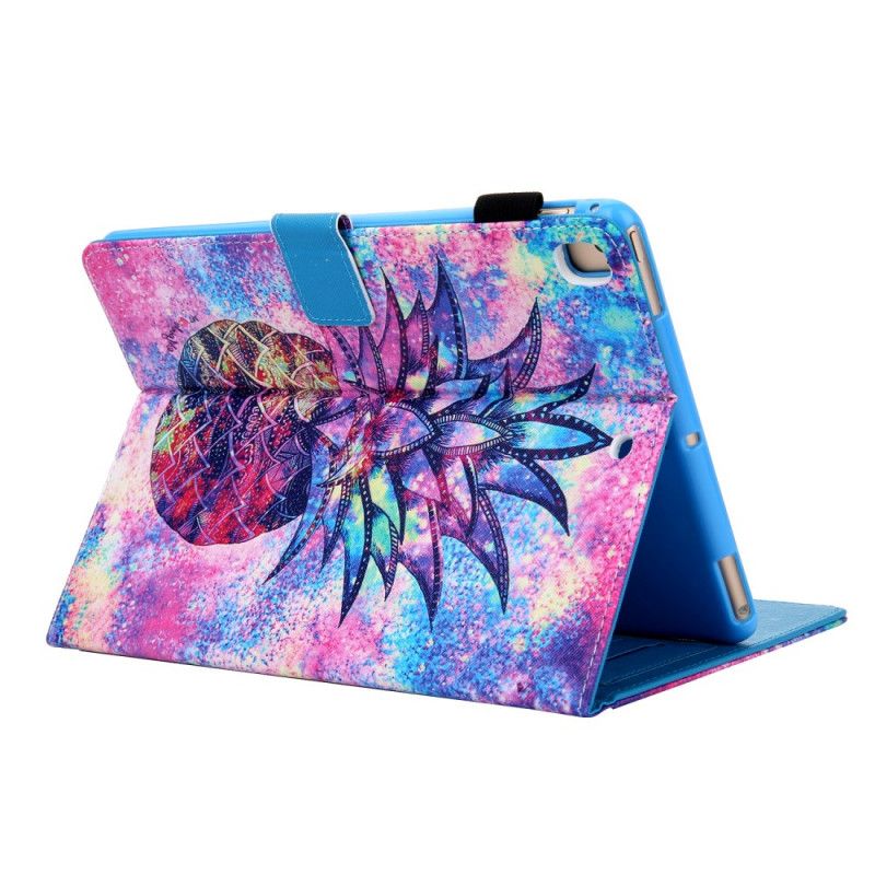 Leren Hoesje iPad 10.2" (2019) (2020) Funky Ananas