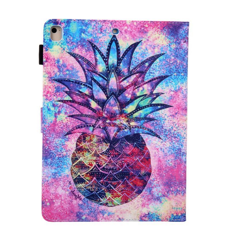 Leren Hoesje iPad 10.2" (2019) (2020) Funky Ananas