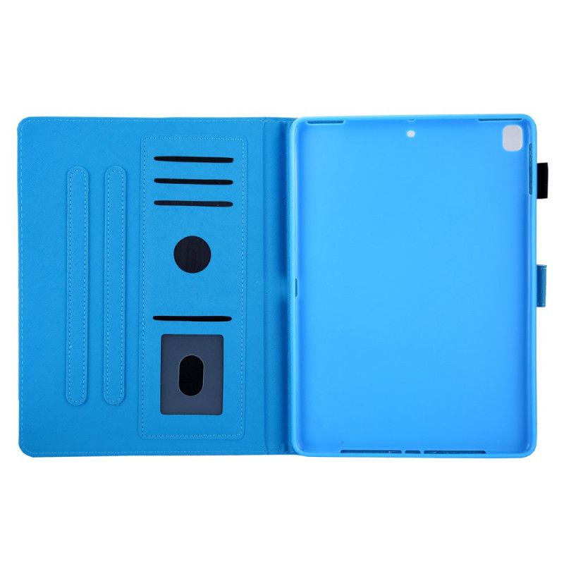Leren Hoesje iPad 10.2" (2019) (2020) Funky Ananas