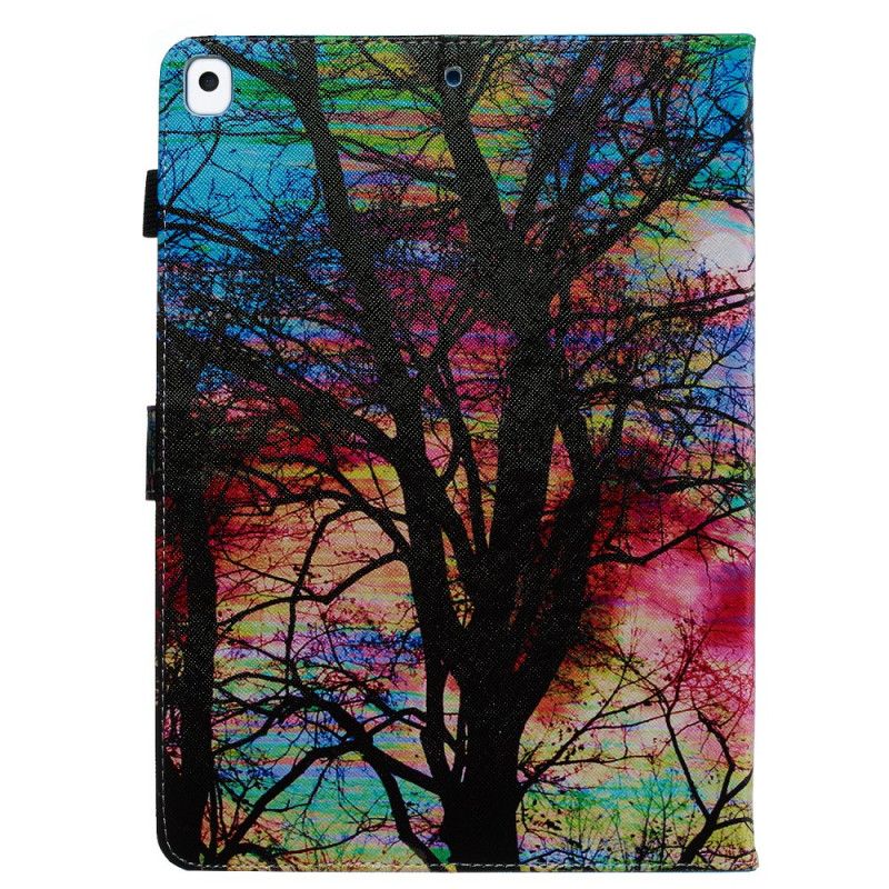 Leren Hoesje iPad 10.2" (2019) (2020) Gekleurd Bos