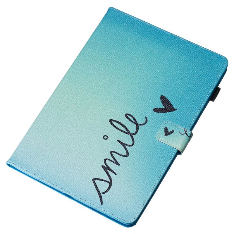 Leren Hoesje iPad 10.2" (2019) (2020) Glimlach
