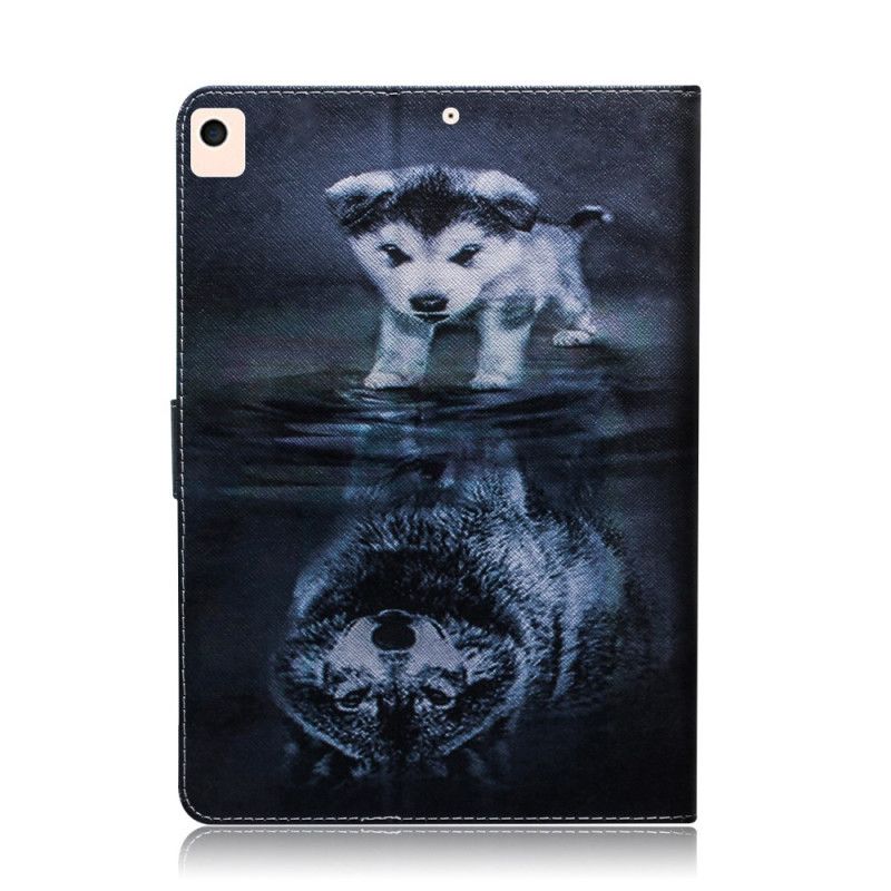 Leren Hoesje iPad 10.2" (2019) (2020) Kleine Hond
