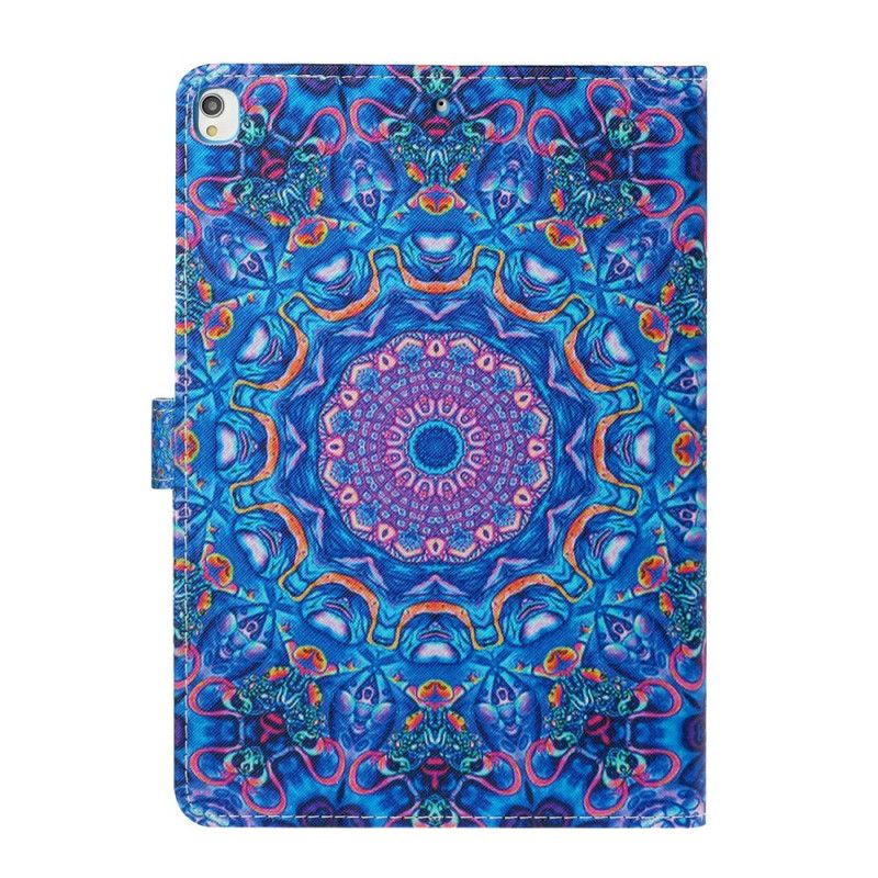 Leren Hoesje iPad 10.2" (2019) (2020) Magenta Zwart Mandala-Kunstserie