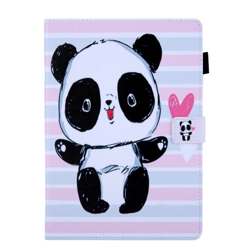 Leren Hoesje iPad 10.2" (2019) (2020) Panda Liefde