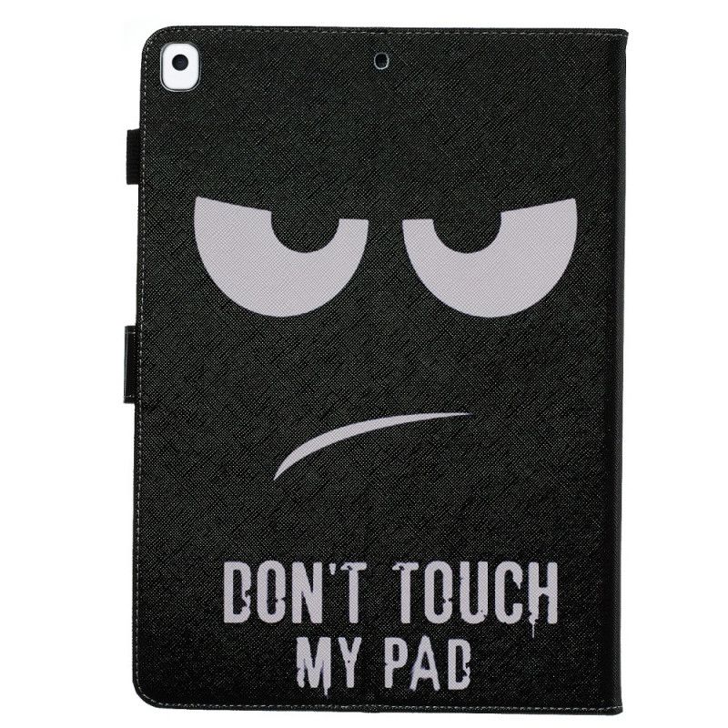 Leren Hoesje iPad 10.2" (2019) (2020) Raak Mijn Pad Niet Aan