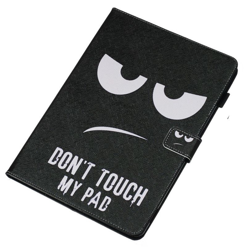 Leren Hoesje iPad 10.2" (2019) (2020) Raak Mijn Pad Niet Aan