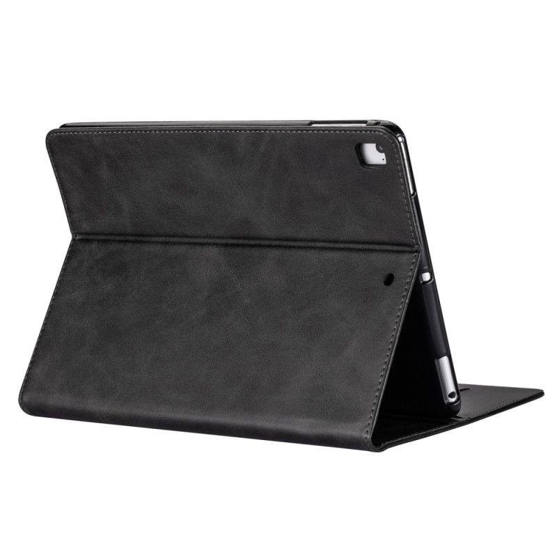 Leren Hoesje iPad 10.2" (2019) (2020) Rood Zwart Portemonnee