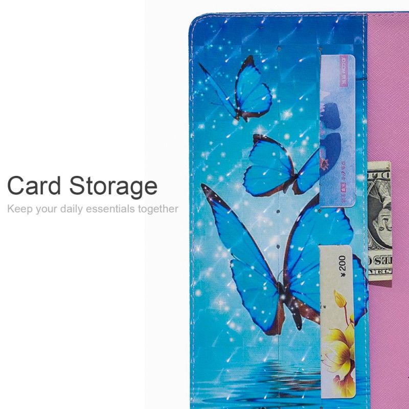Leren Hoesje iPad 10.2" (2019) (2020) Spotlichtvlinders