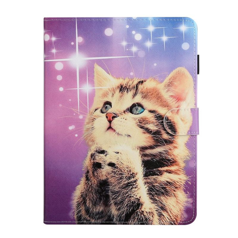 Leren Hoesje iPad 10.2" (2019) (2020) Ster Kitten