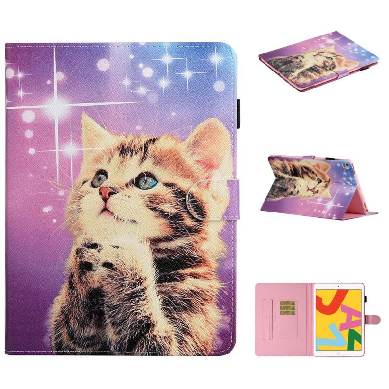 Leren Hoesje iPad 10.2" (2019) (2020) Ster Kitten