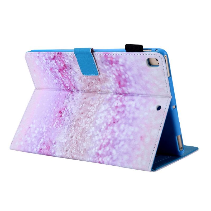 Leren Hoesje iPad 10.2" (2019) (2020) Telefoonhoesje Glitterontwerp